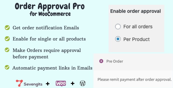 WooCommerce-Bestellgenehmigung